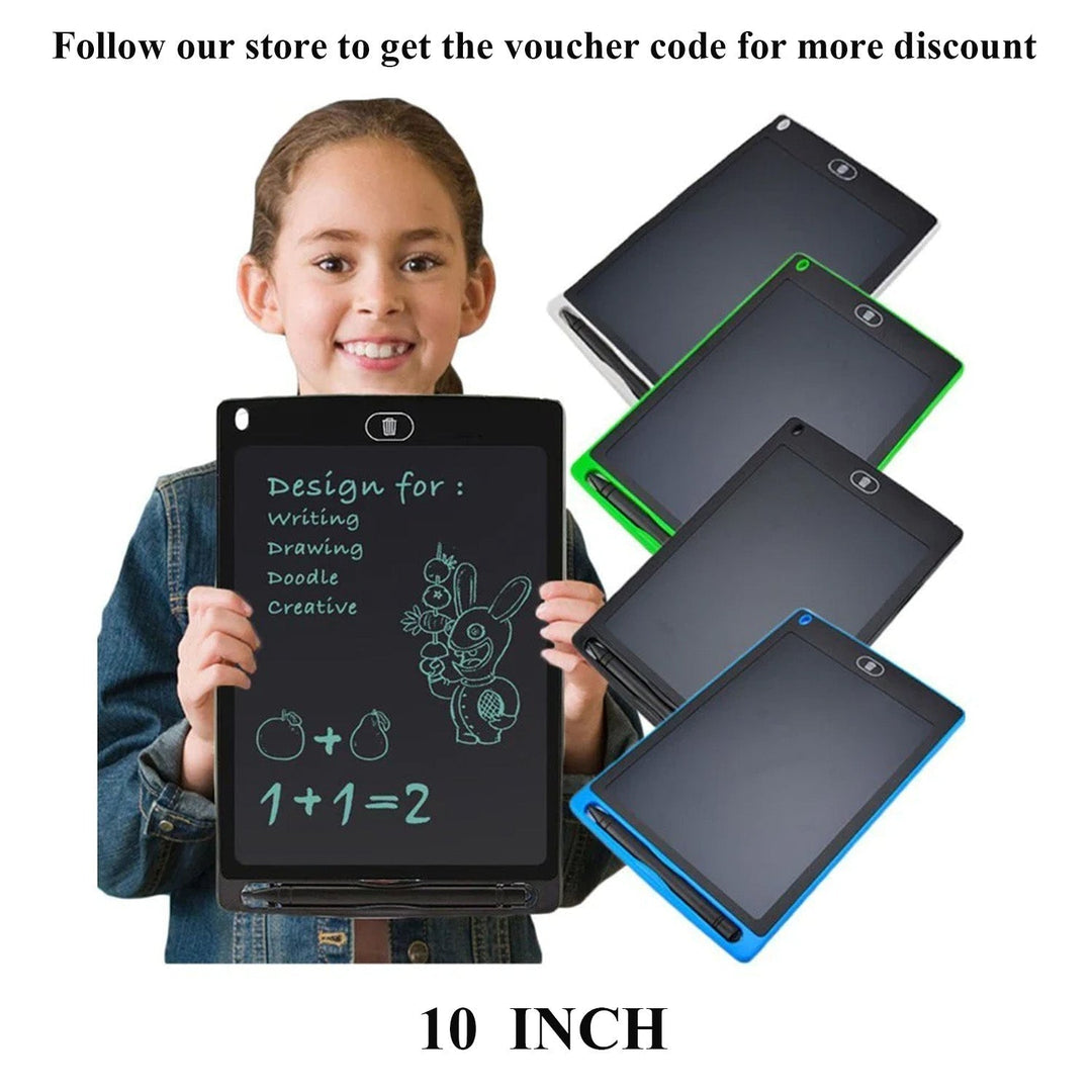 LCD Writing Tablet Electronic Slate E-writer Digital Memo Pad 10 Inch & 8.5 Inch