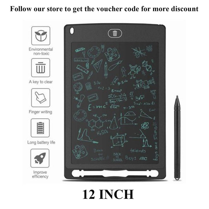 LCD Writing Tablet Electronic Slate E-writer Digital Memo Pad 10 Inch & 8.5 Inch