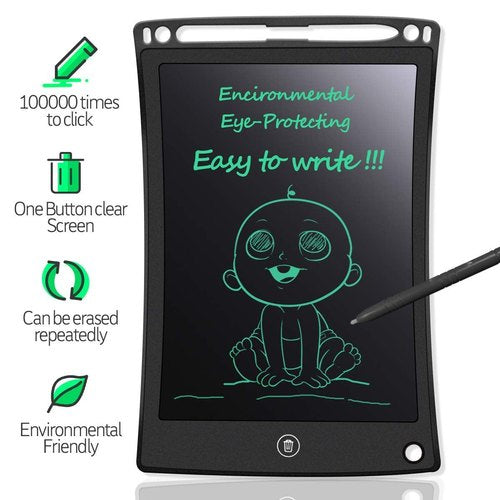 LCD Writing Tablet Electronic Slate E-writer Digital Memo Pad 10 Inch & 8.5 Inch