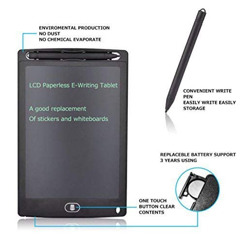 LCD Writing Tablet Electronic Slate E-writer Digital Memo Pad 10 Inch & 8.5 Inch