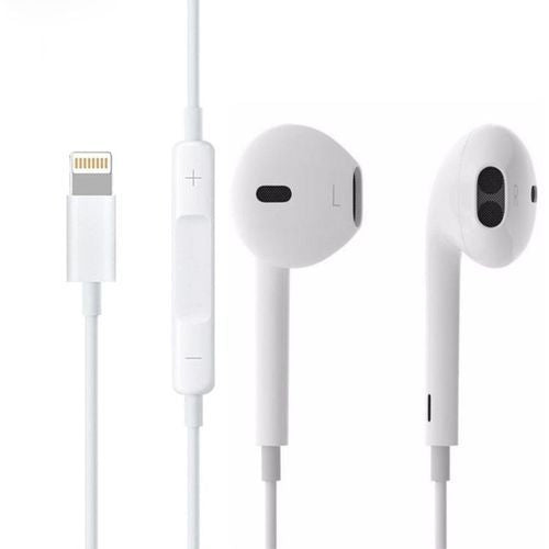 Ear Pods With Lightning Connector Headphone Plug Handsfree / Earphones - White