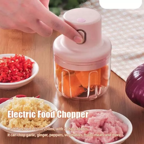 Electric Mini Grinder Food Chopper (250ml)