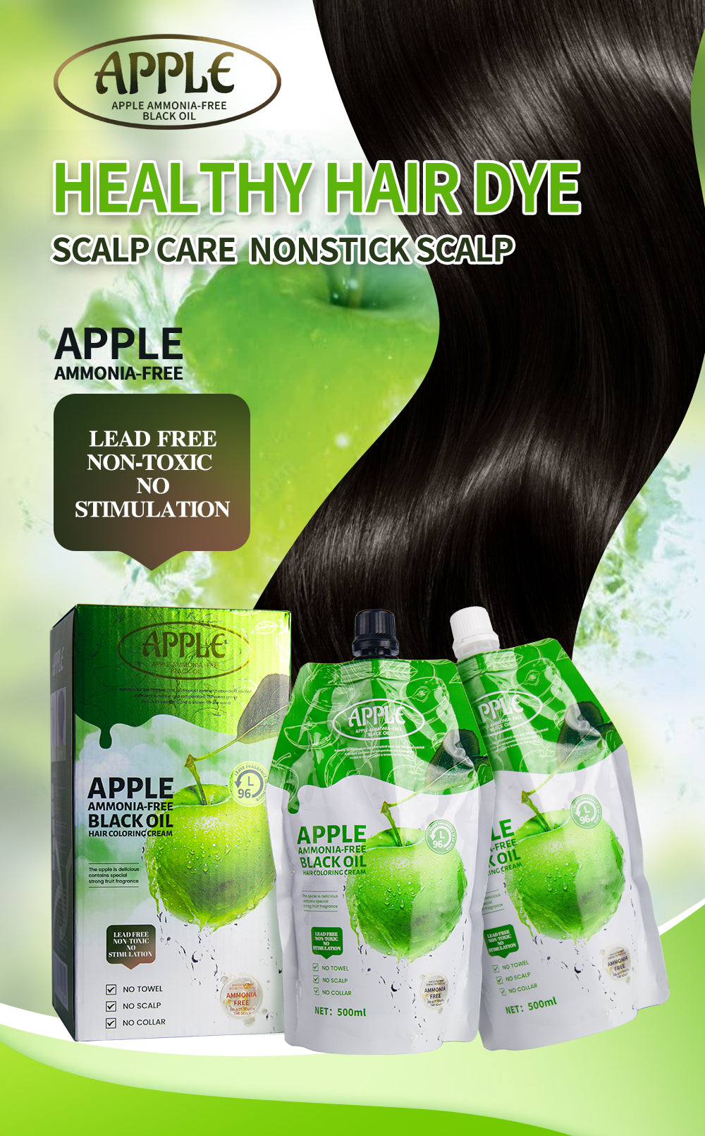 Apple Hair Color Cream