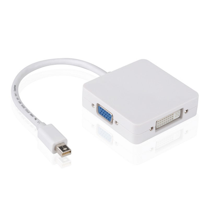 Mini-DisplayPort To HDMI / DVI / VGA Cable Adapter