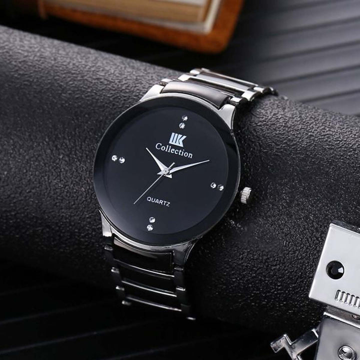 Iik Stainless Steel Quartz Wrist Watch