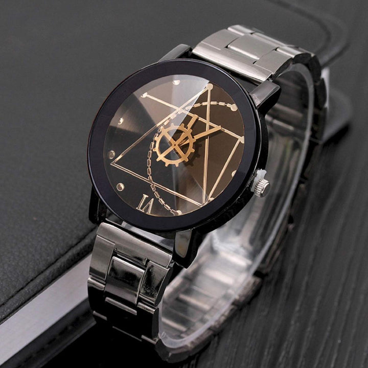 Stainless Steel Quartz Wrist Watch For Men