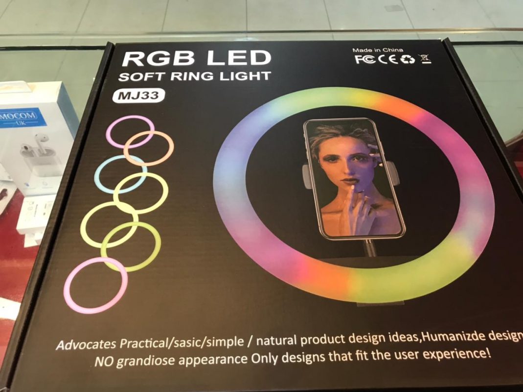 Ring Light MJ33 | | RGB LED Ring Light | With Phone Clip | Phone Video Beauty Fill Light | Gadgets