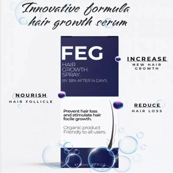 FEG Organic Hair Growth Treatment Oil